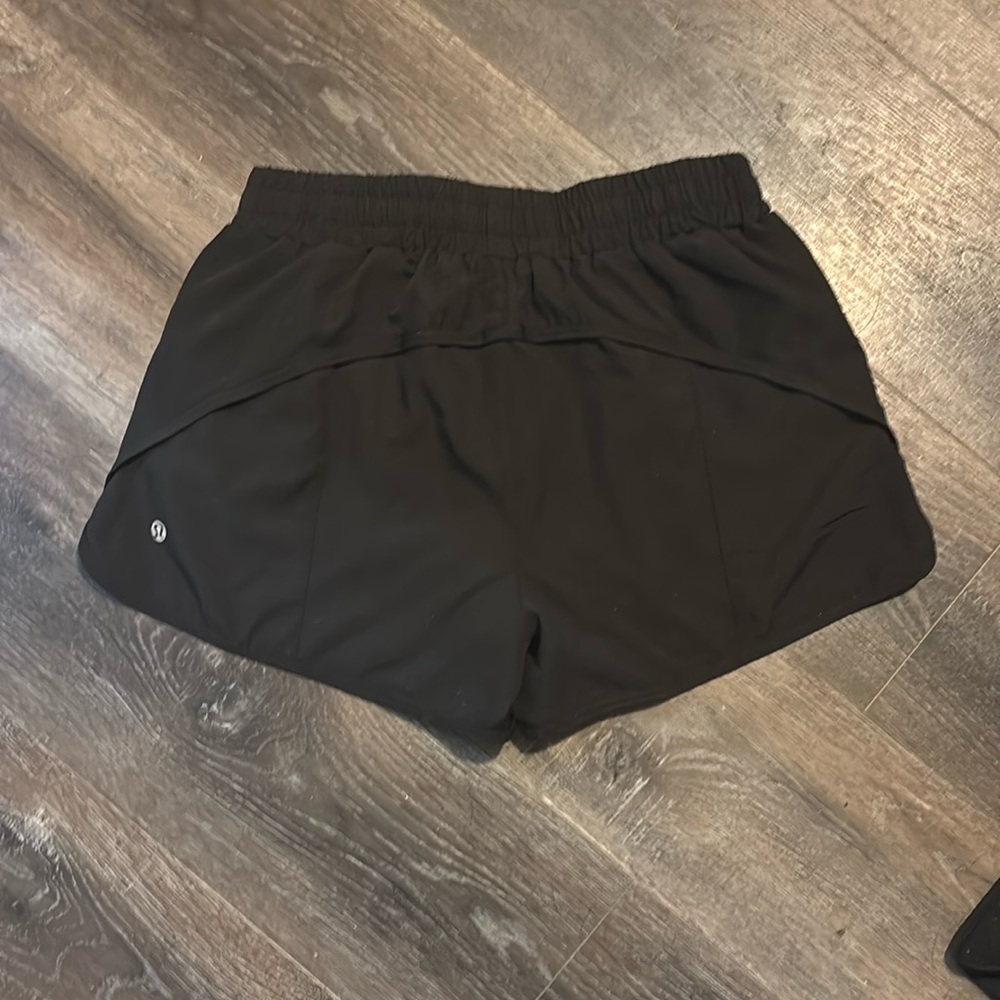 Lululemon Athletica Black High-Rise 2.5 Shorts